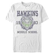 Stranger Things Tiger Sep Beyaz Erkek T-shirt