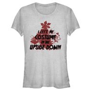 Stranger Things Upside Down Costume Heather Gri Kadın T-shirt