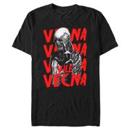Stranger Things Vecna Horror Poster Schwarz Erkek T-shirt