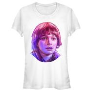 Stranger Things Will Big Face Short Sleeve Beyaz Kadın T-shirt
