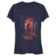 Stranger Things Will Open Door Poster Navy Blue Kadın T-shirt