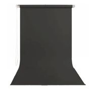 Stüdyo Teknik Siyah 190x400 cm Sonsuz Fon Perdesi Seti