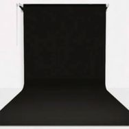 Stüdyo Teknik Siyah 270x580 cm Sonsuz Fon Perdesi Seti