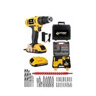 Sturdy 46VF 5MAh Lıon Çift Akülü Darbeli 27 Parça Setli Matkap