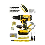 Sturdy 58V 8AH Lion Çift Akülü New Series 99 Parça Setli Turbo Şarjlı Vidalama Matkap