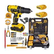 Sturdy Japon Technology 58V8AH Hıltı Seri Darbeli Metal Şanzuman Şarjlı Çift Akülü Matkap 27prç Uç Setli