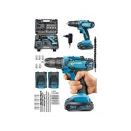 Sturdy Japon Technology 58V8AH Mechanıc Seri Metal Şanzuman Şarjlı Çift Akülü 27 Parça Uç Setli Matkap
