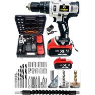 Sturdy Pro XR5860XLG Li-On 58 Volt 6 Amper Şarjlı Çift Akülü 27 Parça Darbeli Matkap Usta Setli