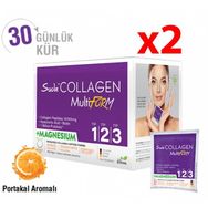 Suda Collagen Multiform Magnesium Portakal Aromalı 2 Adet 15 gr 30 Saşe