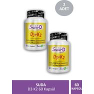 Suda-D Vitamin D3 K2 2x60 Kapsül