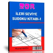 Sudoku Çok İleri Seviye Bulmaca Kitabı-1 Enine Boyuna Eğitim