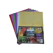 Südor 20x30 cm 250 gr 10'lu 5 Renk Metalik Karton