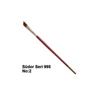 Südor 995 No 2 Yan Kesik Sentetik Fırça