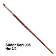 Südor 995 No 2/0 Yan Kesik Sentetik Fırça