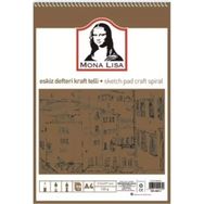 Südor Kraft A5 Telli 115 gr 50 Yaprak Eskiz Defteri