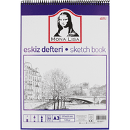 Südor Mona Lisa A3 50 Yaprak 120 gr Telli Eskiz Defter