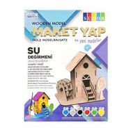 Südor N:MD2-07 16x15x14 cm Ahşap Maket Su Değirmeni Boyama Seti