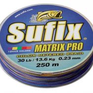 Sufix Matrix Pro Multicolor 0.50 mm 67.5 kg 1000 m İp Olta Misinası