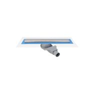 Sukar 1154-1035023-01 Line 2 50 cm Plain Izgaralı Krom Duş Kanalı