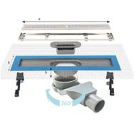 Sukar 1154-1038023-01 Line 2 80 cm Plain Izgaralı Krom Duş Kanalı