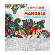 Sükûnet Şehri Mandala Büyükler İçin Boyama-Anonim Yayıncılık
