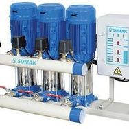 Sumak SHM6 C 100/6 6 Kat 45 Daire Düşey Milli Kademeli Üç Pompalı Hidrofor