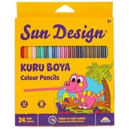 Sun Design 24’lü 4991 Kuru Boya Kalemi