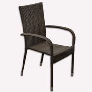 Sunfun Steel Merle Rattan Sandalye