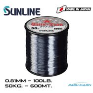 Sunline Queen Star 0.81 mm 100 lb 600 mt Smoke Gray Misina