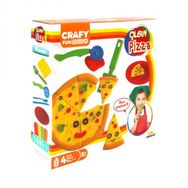 Sunman 1002012 200 gr Crafy Çılgın Pizza Oyun Hamuru Seti