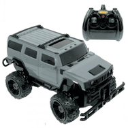 Sunman 1:14 34 cm Gri Uzaktan Kumandalı Big Foot Usb Şarjlı Hummer Araba