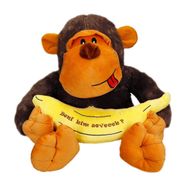 Sunman 1518 50 cm Oturan Muzlu Goril Peluş Oyuncak