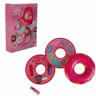 Sunman 2596 Donut Şekilli 2 Katlı Makyaj Güzellik Seti