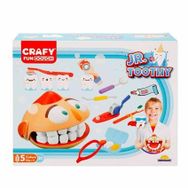Sunman 3617 Crafy Jr Toothy 12 Parça Oyun Hamuru Seti