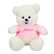Sunman 38 cm T-Shirtlü Oturan Peluş Ayı