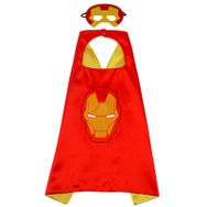 Sunman 70x70 cm Demir Adam Iron Man Avengers Pelerin Maske Kostüm Seti