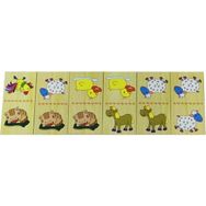Sunman Ahşap Domino Hayvan Figür