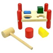Sunman Ahşap Geometrik Şekiller Çekiç Oyunu