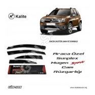 Sunplex Dacia Duster 2009 Sonrası Mugen Tip 4 Lü Cam Rüzgarlığı