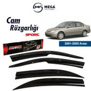 Sunplex Honda Civic 2001-2005 Mugen Cam Rüzgarlığı