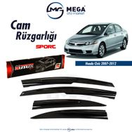 Sunplex Honda Civic 2006-2012 Mugen Cam Rüzgarlığı