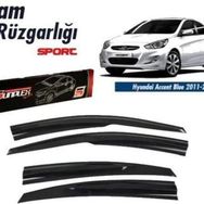 Sunplex Hyundai Accent Blue Mugen 2011-2017 4'lü Cam Rüzgarlığı
