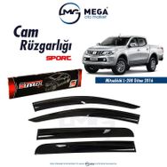Sunplex Mitsubishi L200 2016-2018 Mugen Tip Cam Rüzgarlığı
