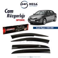 Sunplex Renault Megane 2 Sedan 2003-2008 Mugen Tip Cam Rüzgarlığı