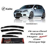 Sunplex Volkswagen Golf 5 Mugen Tip Cam Rüzgarlığı