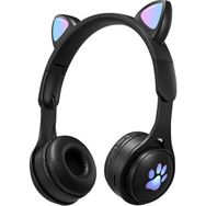 Sunsky B30 Kedi Kulak Siyah Bluetooth Kulaklık