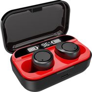 Sunsky X5 Tws V5.0 Stereo Siyah Kırmızı Bluetooth Kulaklık