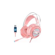Sunsky X9 7.1 Sürüm Pembe Mikrofonlu Kulaklık