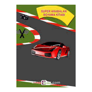 Süper Arabalar Boyama Kitabı - Murat Yazıcı