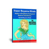 Süper Boyama Kitabı Sayılar ve Renklerle Boyama Enine Boyuna Eğitim